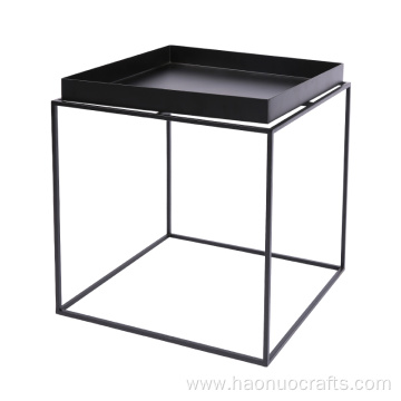 Nordic iron sofa simple square mini side table